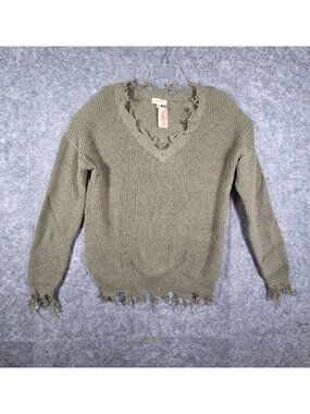 Promesa NWT Women's Long Sleeve Pullover Sweater Olive Size M